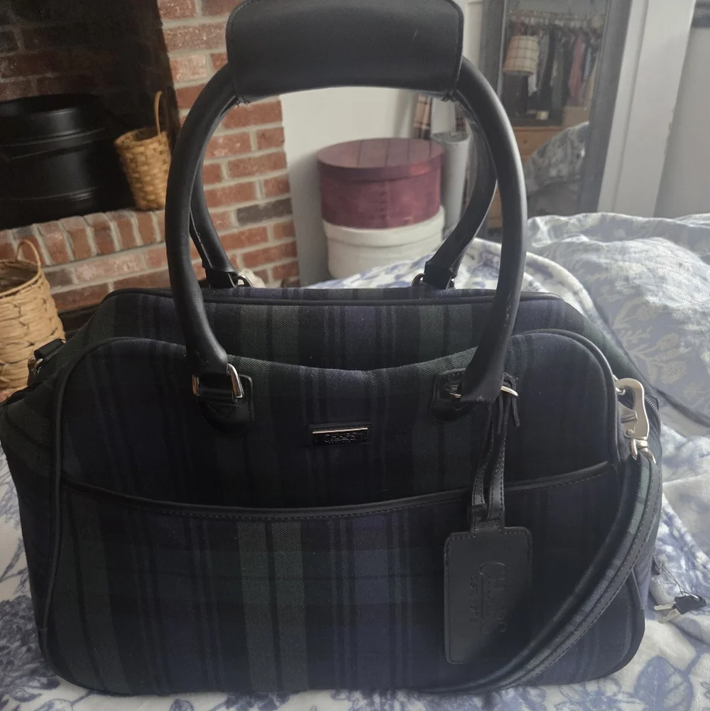 Classic Blackwatch Plaid Tote Bag - Men Bags